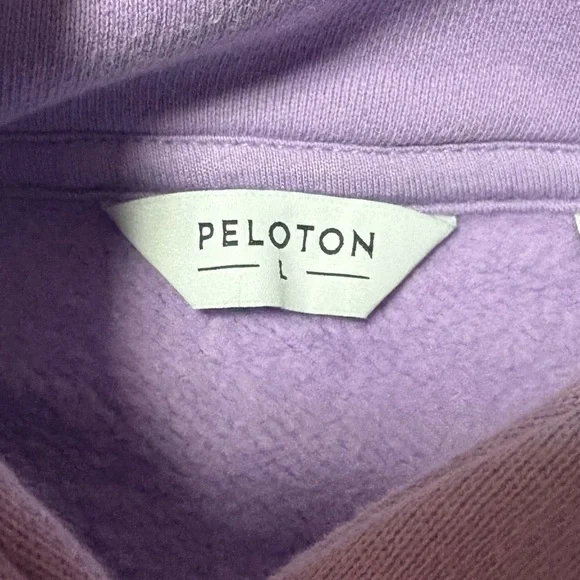 Peloton Purple Fleece Hoodie - Picture 4 of 4